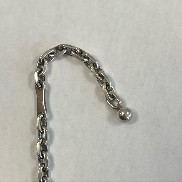 Hermes Bag Charm Leather Apple on Silver-tone Chain - Preloved - Picture 12 of 14